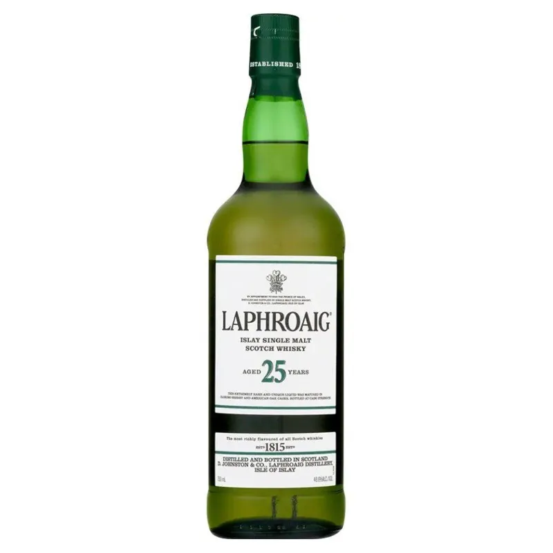 Laphroaig 25 Year Cask Strength Single Malt Scotch Whisky view 1