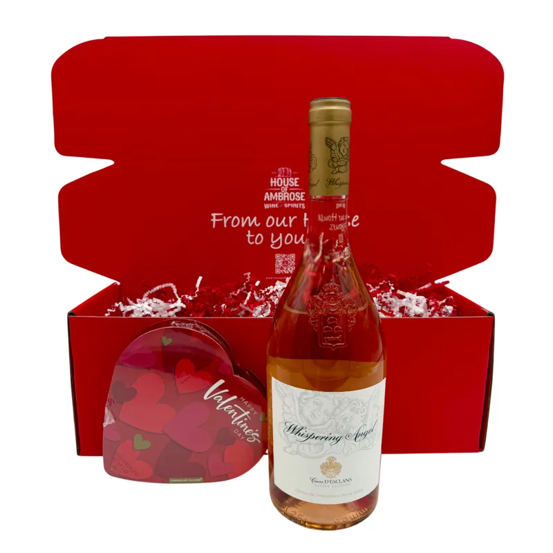 Valentine's Whispering Angel Rose Box view 1