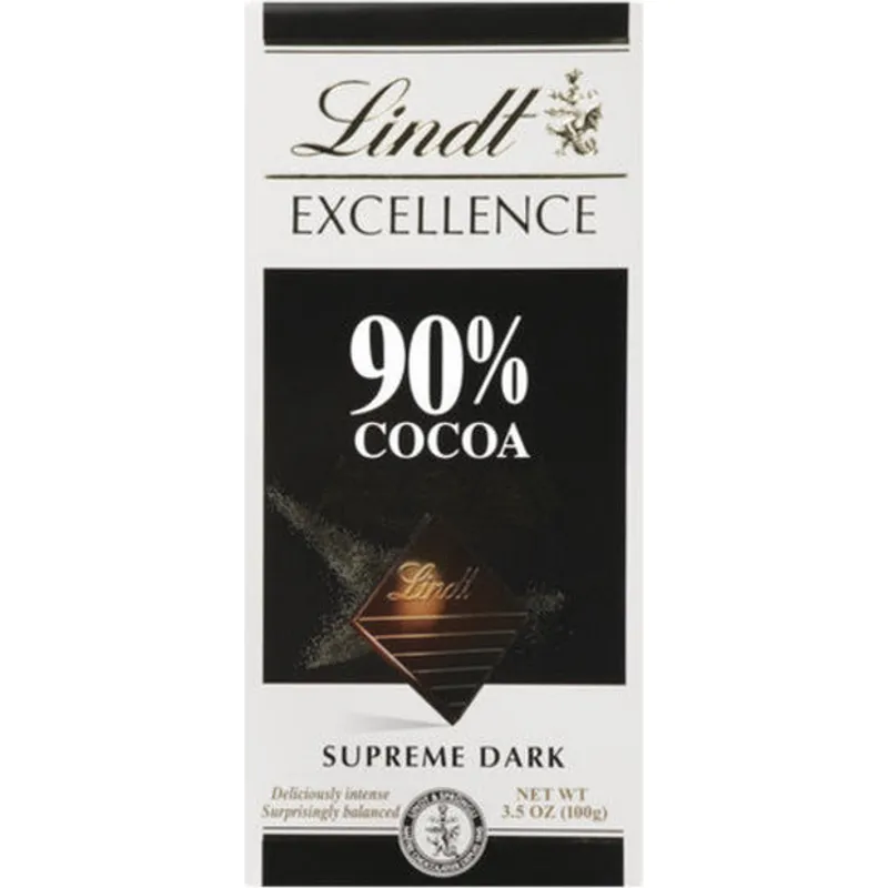 Lindt Excellence 90% Cocoa view 1