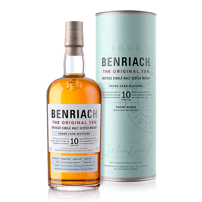BenRiach The Original Ten 10 Year Old Single Malt Scotch Whisky view 1