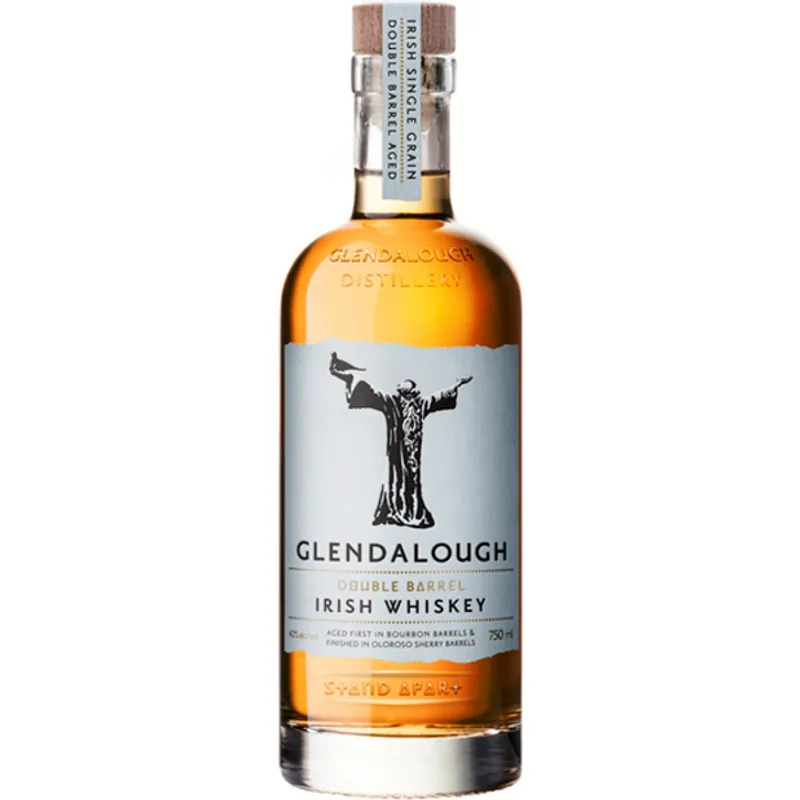 Glendalough Double Barrel Single Grain Irish Whiskey view 1