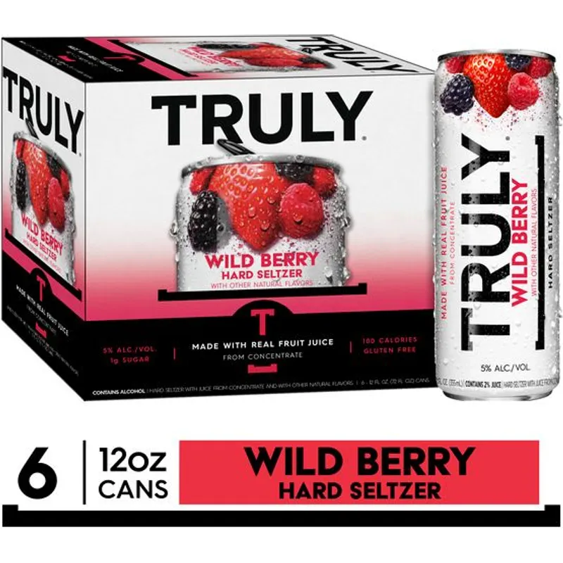 Truly Hard Seltzer Wild Berry view 1
