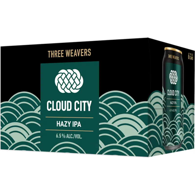 Three Weavers Cloud City Hazy IPA view 1