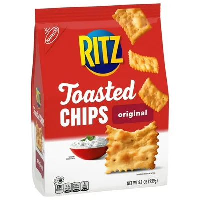 Ritz Toasted Chips Original 8.1 oz Bag