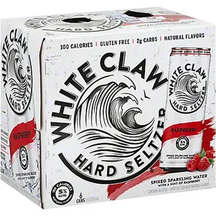 White Claw Spiked Sparkling Water Raspberry