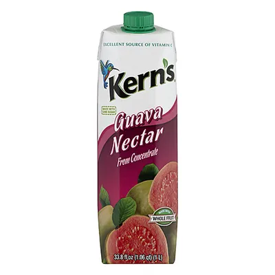 Kern's Guava Nectar 33.8 oz Carton