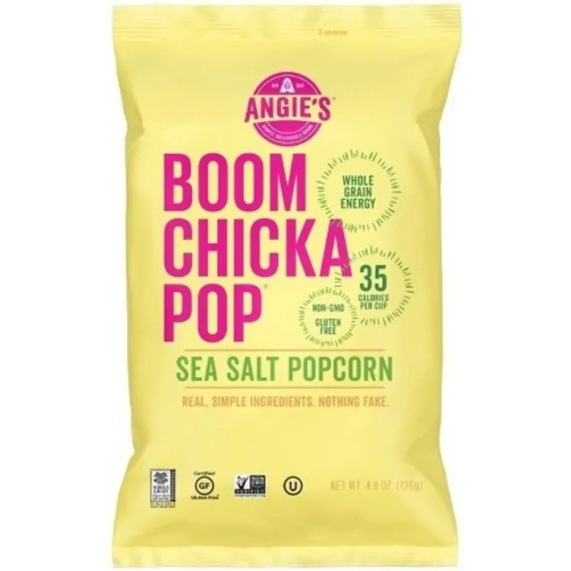 Angie's Boom Chicka Pop Sea Salt Popcorn Bag view 1