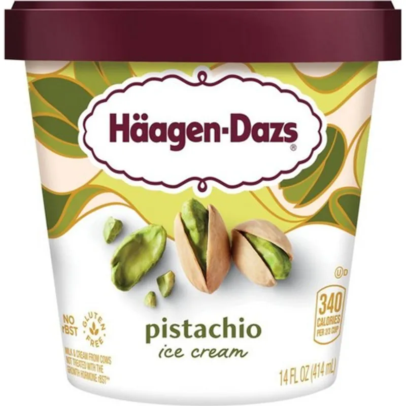 Haagen-Dazs Pistachio Ice Cream view 1