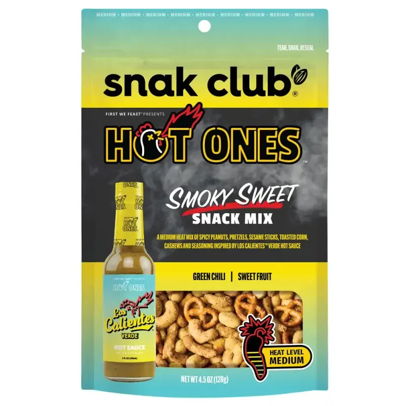 Snak Club Hot Ones Smoky Sweet Snack Mix view 1