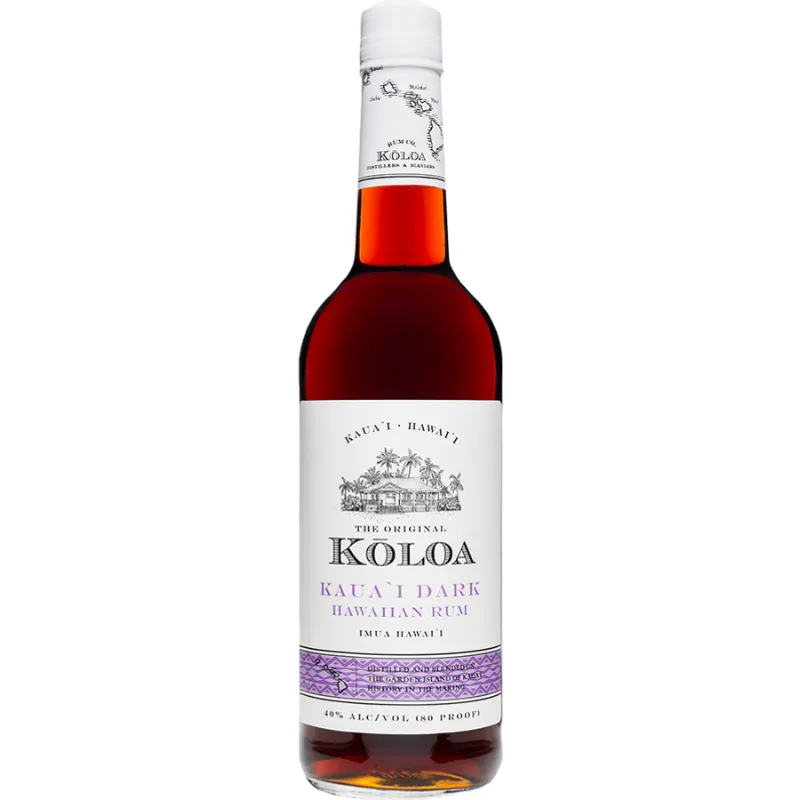 Koloa Kauai Dark Hawaiian Rum view 1