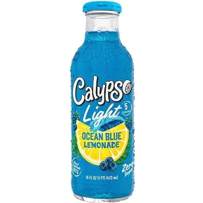 Calypso Zero Sugar Ocean Blue Lemonade 16oz Bottle