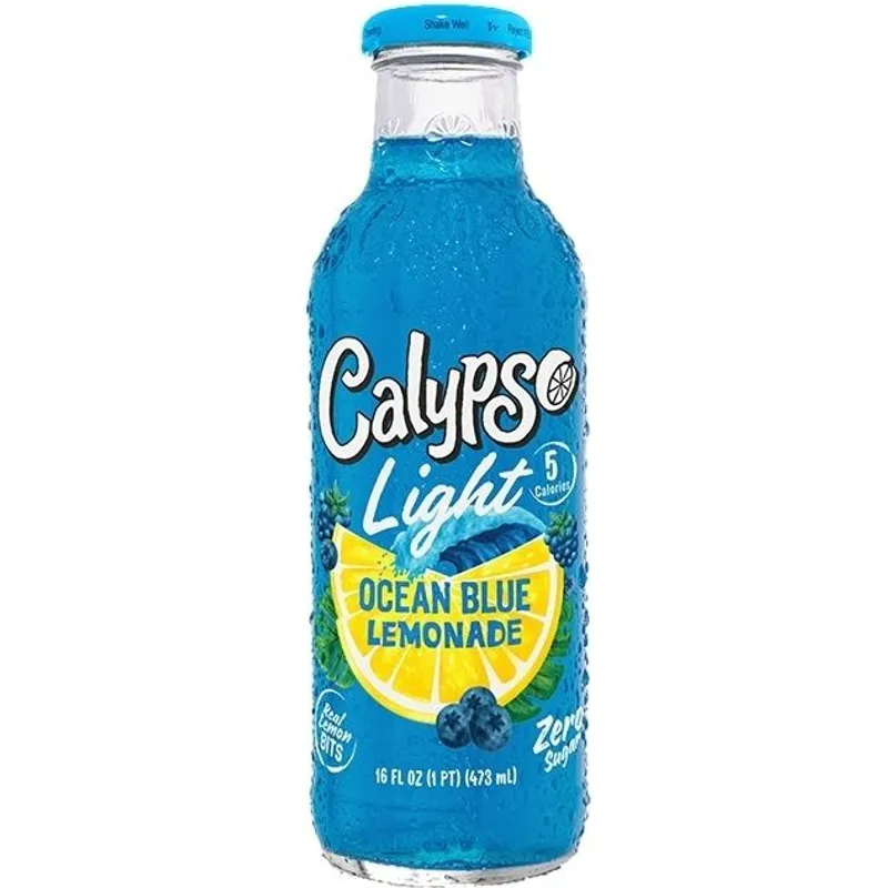 Calypso Zero Sugar Ocean Blue Lemonade view 1