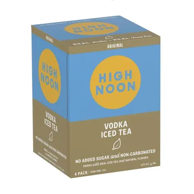 High Noon Original Vodka Iced Tea 4 Pack 12 oz Cans