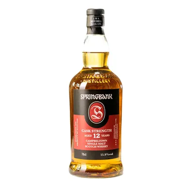 Springbank 12 Year Cask Strength Single Malt Scotch Whisky 700mL