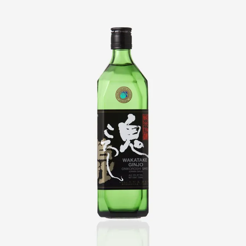 Wakatake Onikoroshi Ginjo Sake view 1