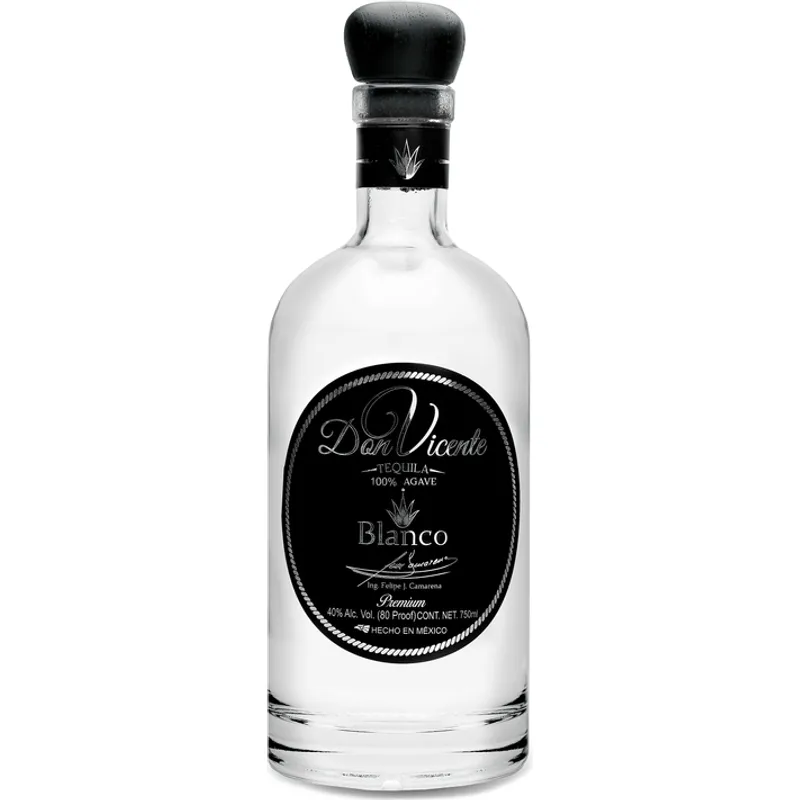 Don Vicente Blanco Tequila view 1