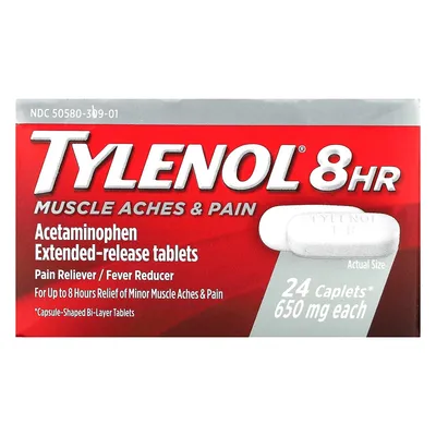 Tylenol 8 Hour Muscle Aches & Pain 24 Tablets