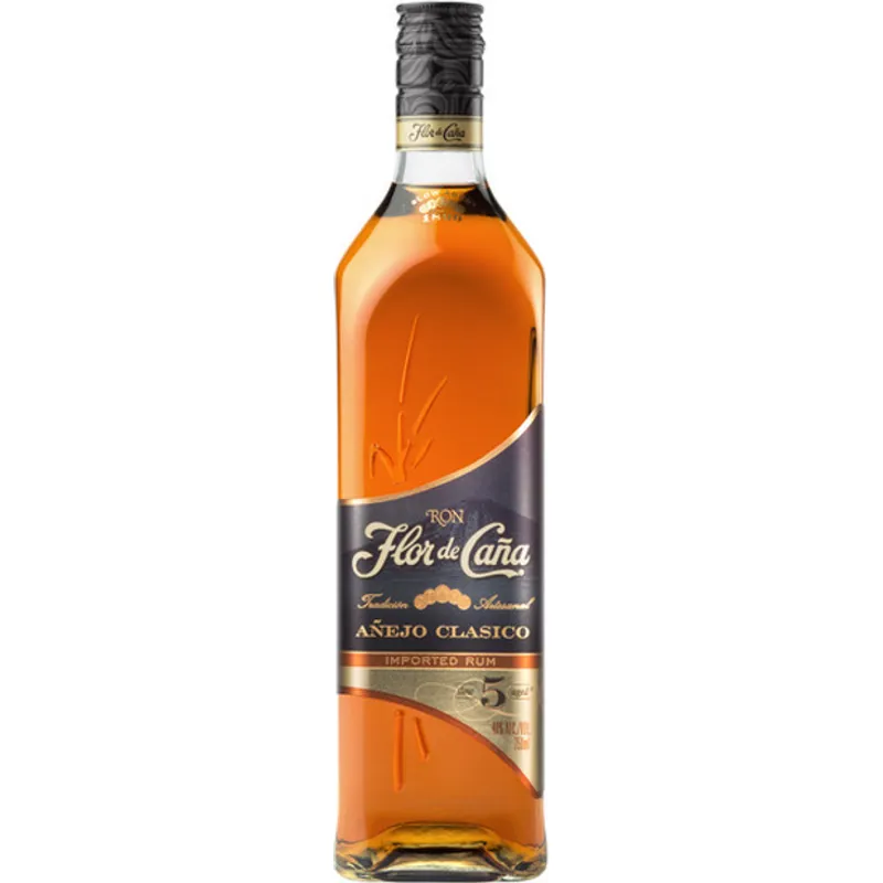 Flor De Cana Black Label Anejo Classico Rum 5 Year view 1