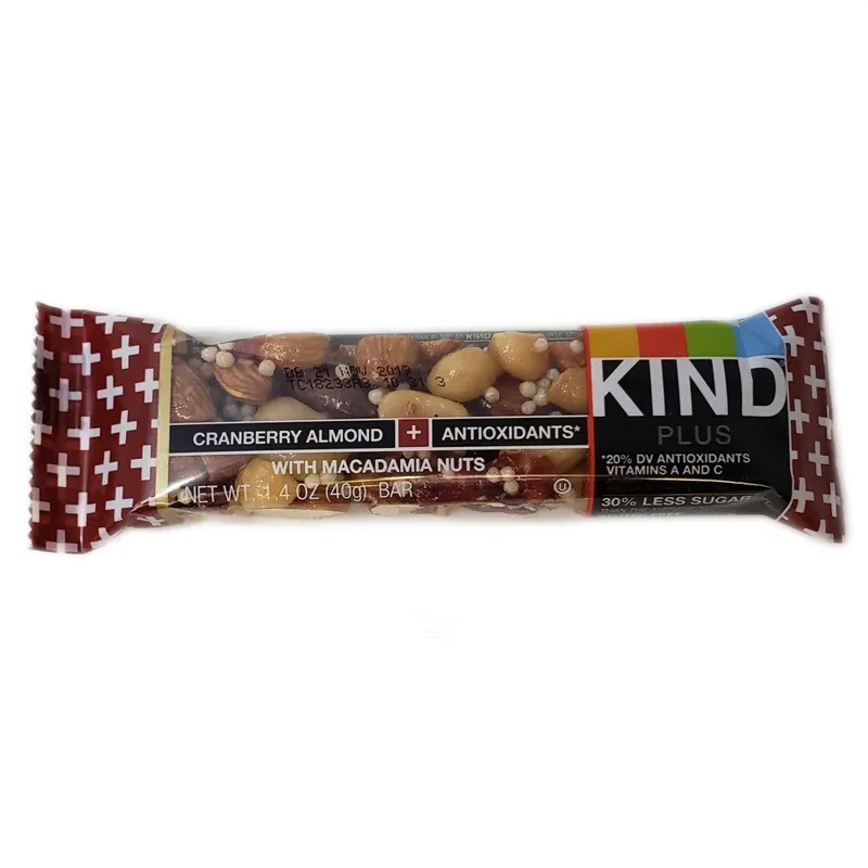 KIND Cranberry Almond Bar view 1