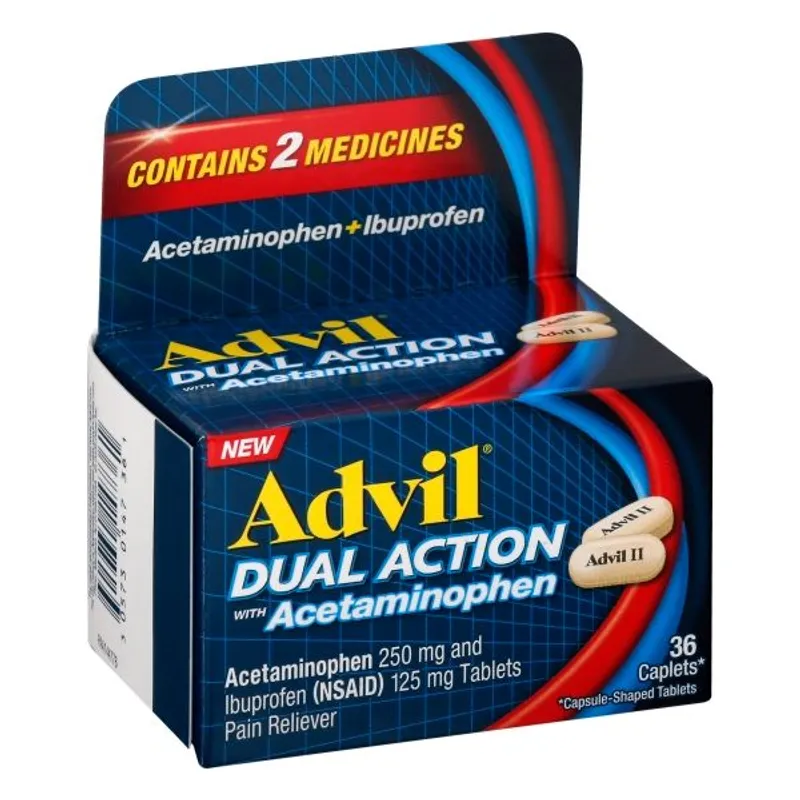Advil Dual Action Ibuprofen + Acetaminophen view 1