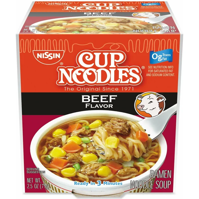 Cup Of Noodles Beef view 1