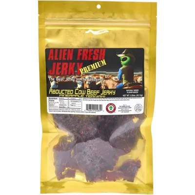 Alien Fresh Abducted Cow Pineapple Teriyaki Beef Jery 3.25oz