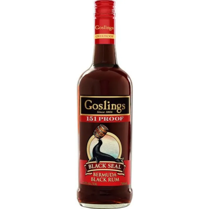 Goslings Black Seal Black Rum 151 Proof view 1