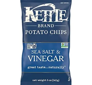 Kettle Potato Chips Sea Salt & Vinegar 5oz