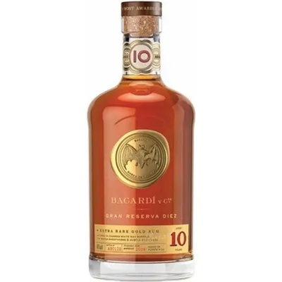 Bacardi Gran Reserva Diez 10 Year Rum 750mL