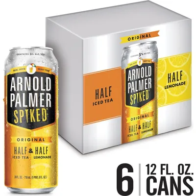 Arnold Palmer Spiked Hard Iced Tea and Lemonade 6 Pack 72 oz Cans