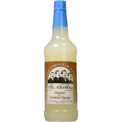 Fee Brothers Orgeat Almond Cordial Syrup 32 oz