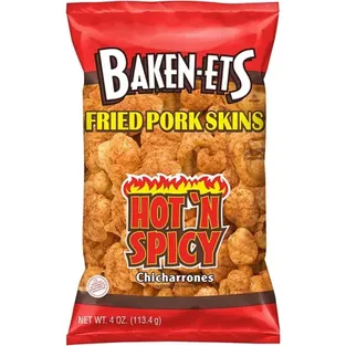 Baken-ets Fried Pork Skins Hot'n Spicy