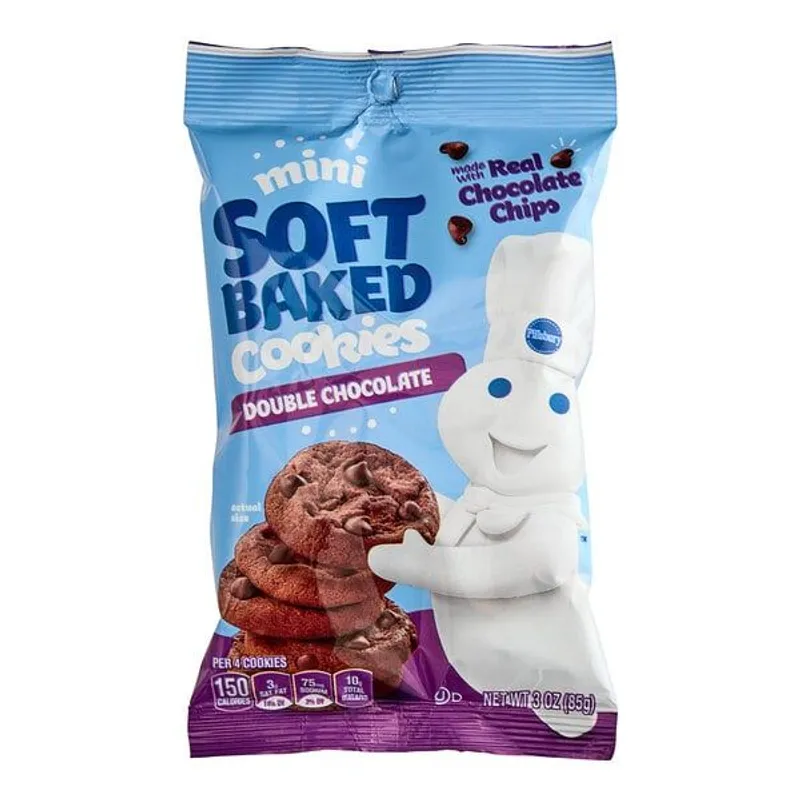 Pillsbury Mini Soft Baked Cookies Double Chocolate view 1