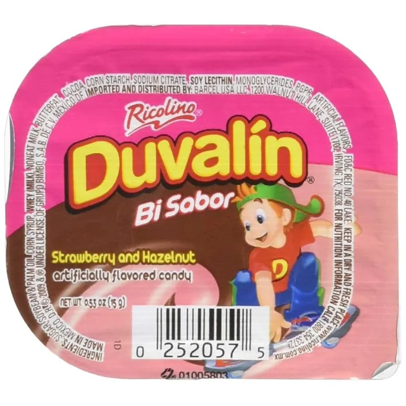Duvalin Bi Sabor Hazelnut and Strawberry Candy Box view 1