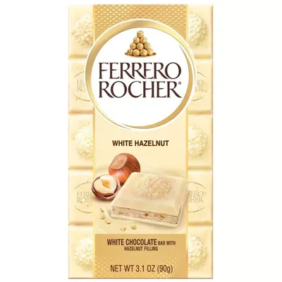 Ferrero Rocher White Chocolate Hazelnut Bar 3.1 oz