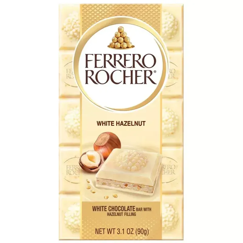 Ferrero Rocher White Chocolate Hazelnut Bar view 1