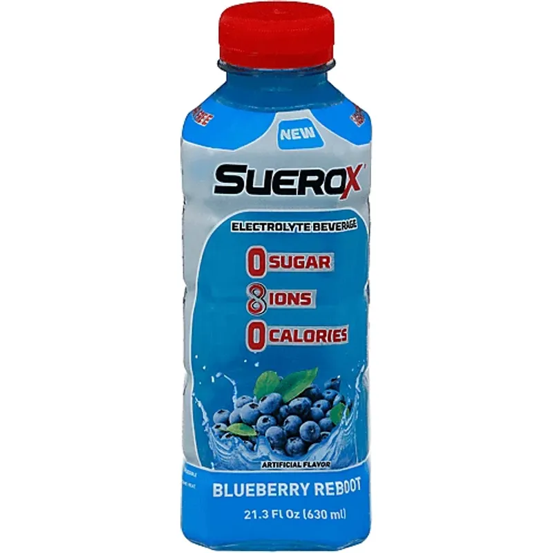 Suerox Blueberry Reboot Electrolyte Drink Plastic view 1