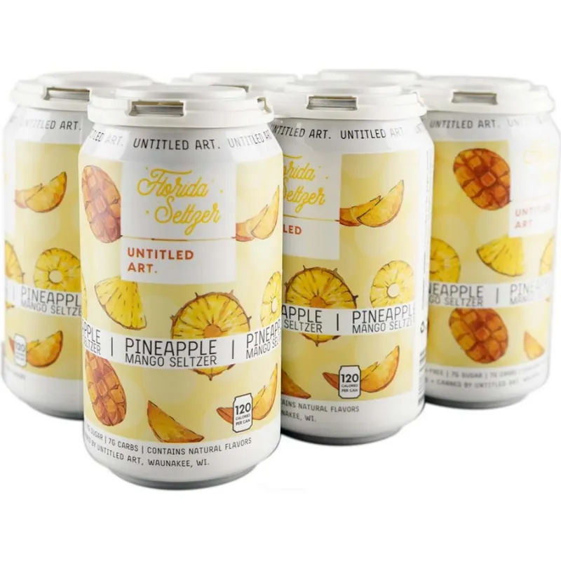 Untitled Art Florida Seltzer Pineapple Mango view 1