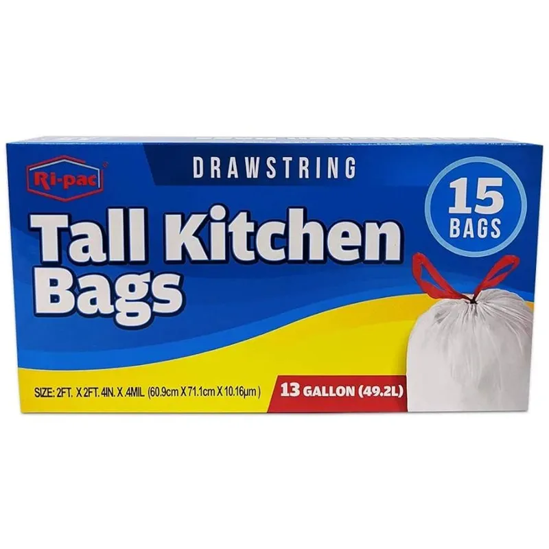 Ri-Pac Tall Kitchen Drawstring Bags view 1
