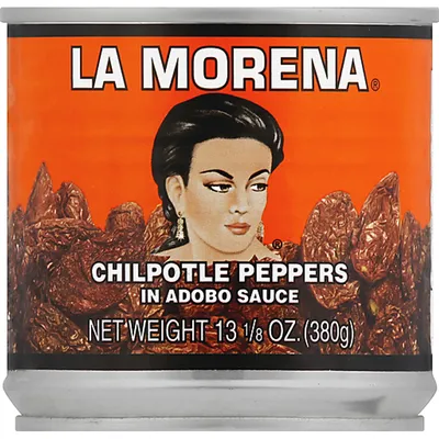 La Morena Chipotle Peppers in Adobo Sauce 13.13 oz Can