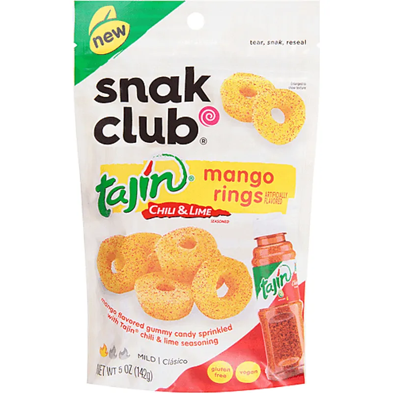 Snak Club Mango Rings, Mild, Chili & Lime view 1