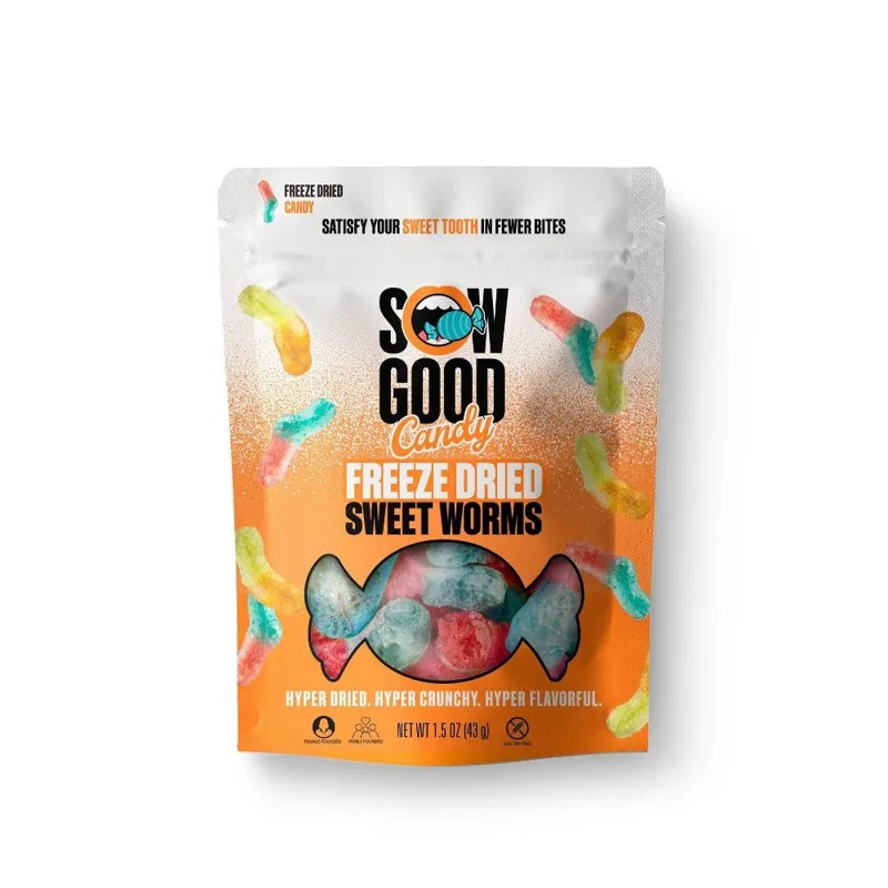 Sow Good Freeze Dried Sour Worms view 1