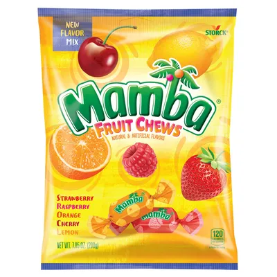 Mamba Fruit Chews 7.05 oz Bag