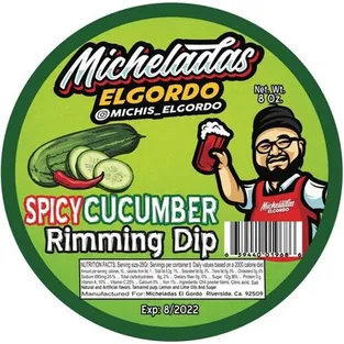 Micheladas El Gordo Spicy Cucumber Rimming Dip