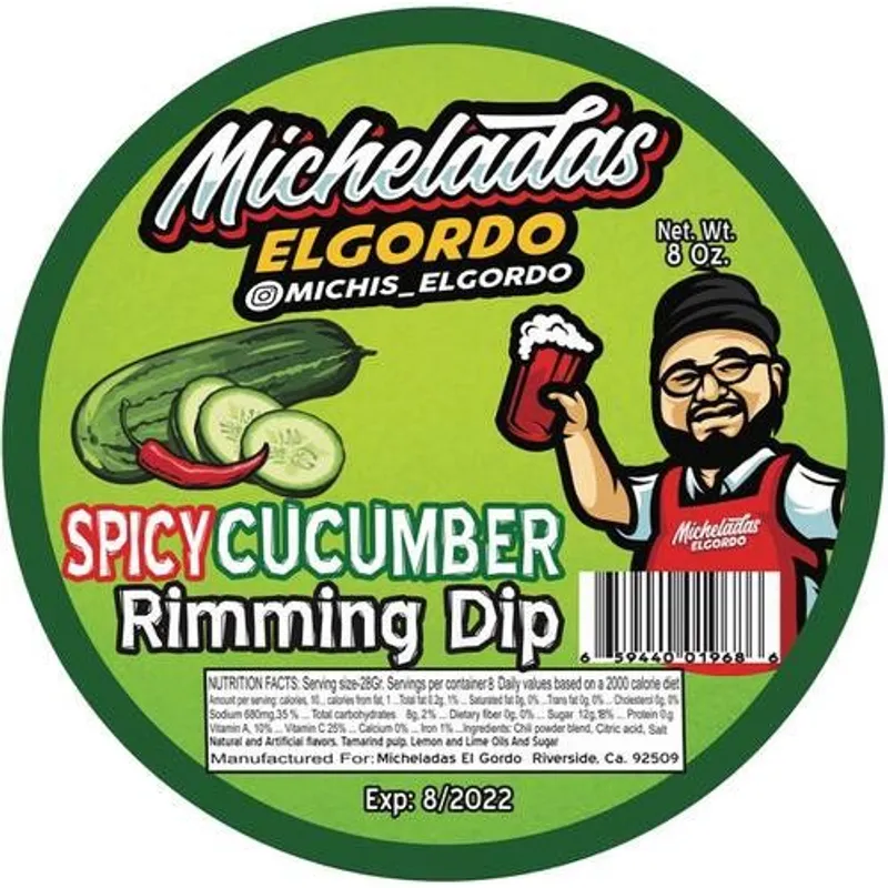 Micheladas El Gordo Spicy Cucumber Rimming Dip view 1
