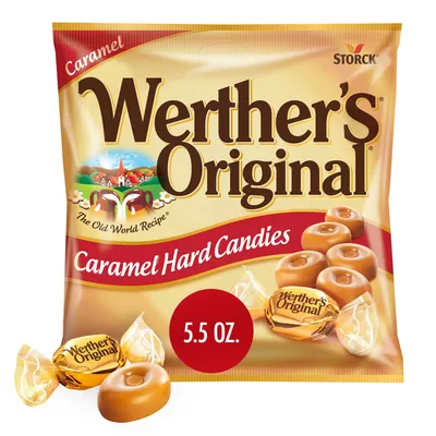 Werther's Original Caramel Hard Candies 5.5 oz Bag