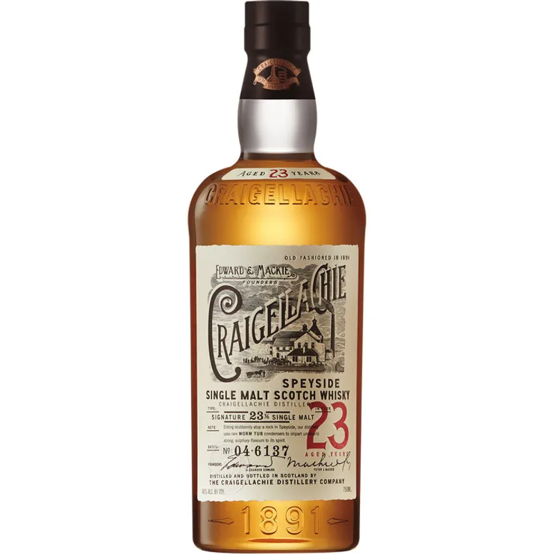 Craigellachie 23 Year Old Single Malt Scotch Whisky view 1