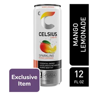 Celsius Sparkling Mango Lemonade Energy Drink
