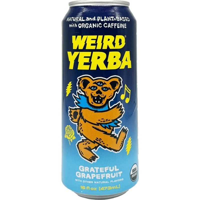 Weird Tea Yerba Grateful Grapefruit view 1
