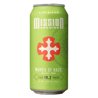 Mission Brewing Waves of Haze Hazy IPA 19.2 oz Can